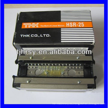 Carril de deslizamiento lineal THK original y bloque HSR25LR, HSR25R